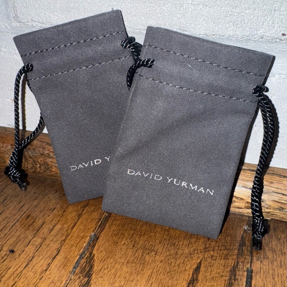David Yurman Gray Luxury Jewelry Pouch